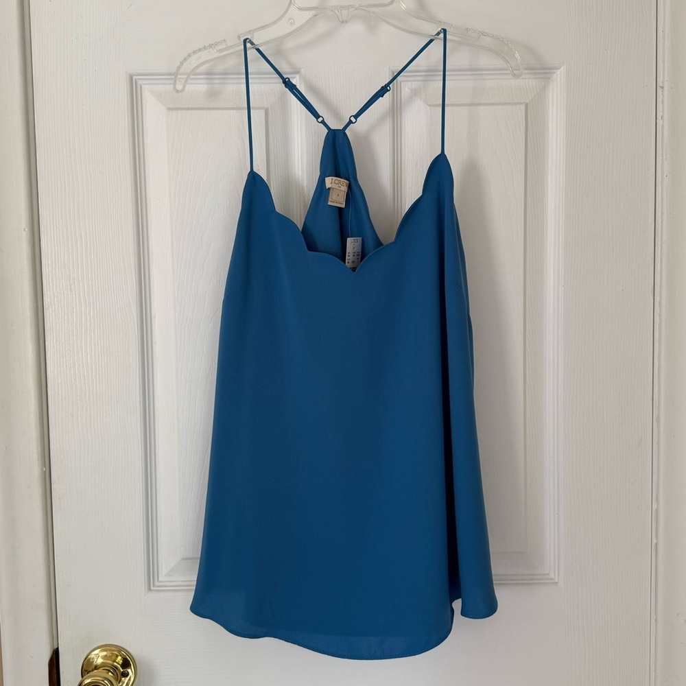 J. Crew Scalloped Trim Camisole
